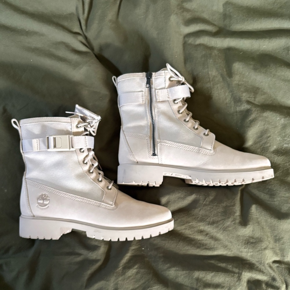 Timberland light grey Lace-Up Boots